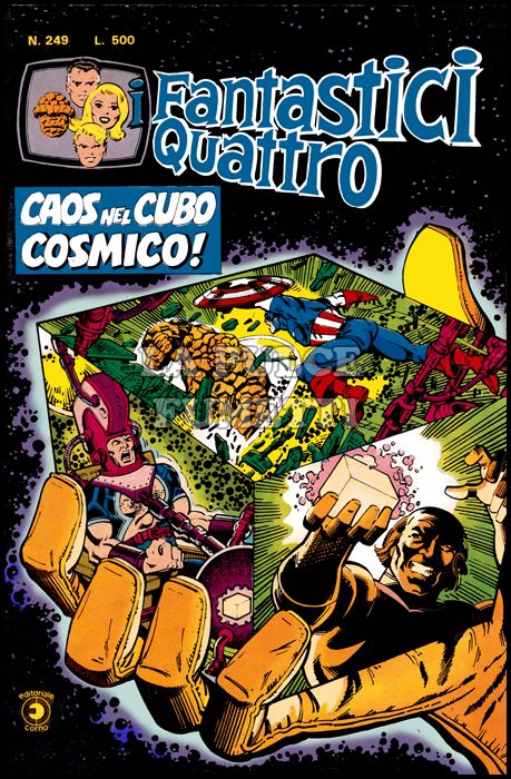 FANTASTICI QUATTRO #   249: CAOS NEL CUBO COSMICO!